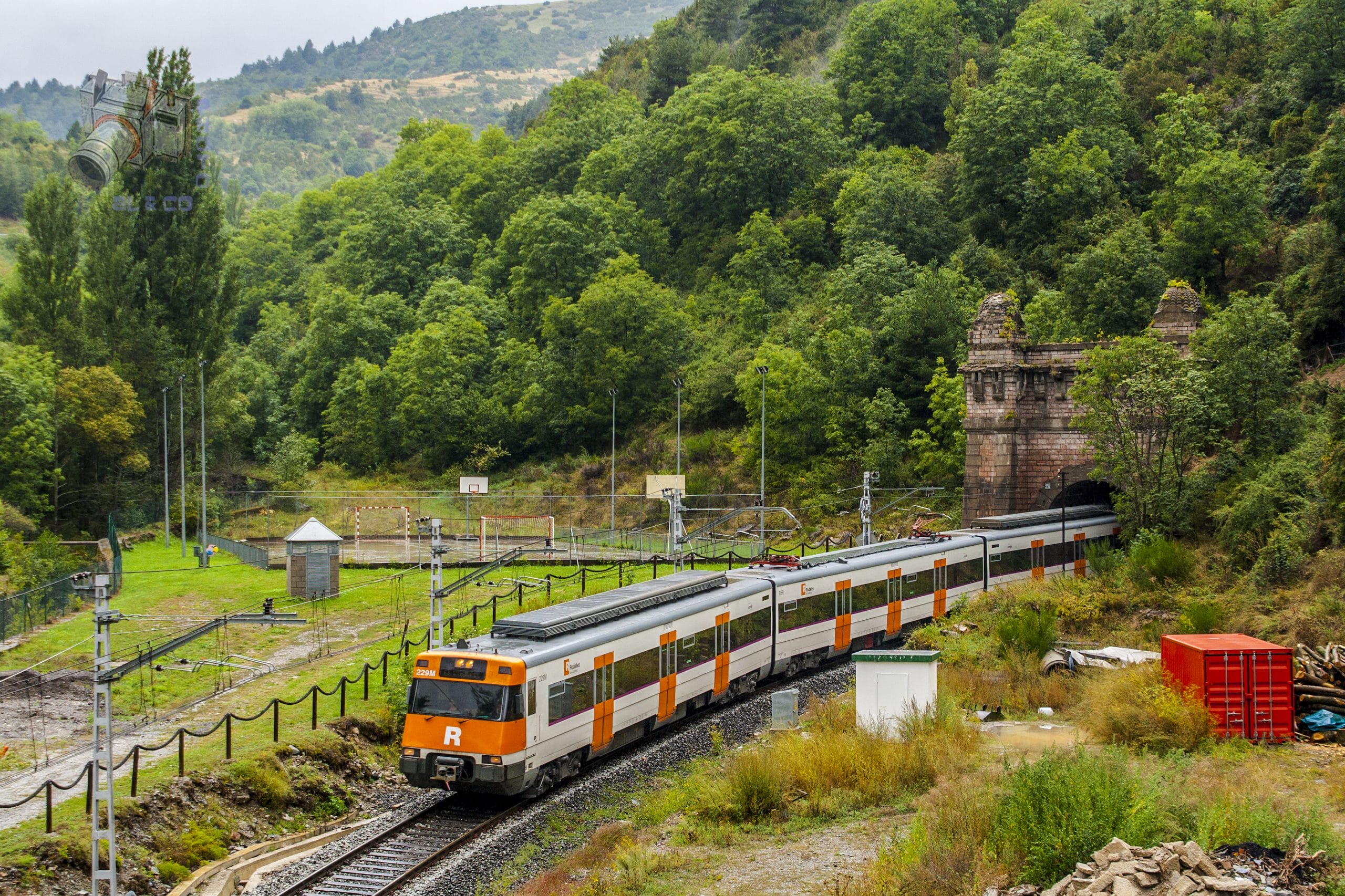 The Núria Train. Credit: Aleix Cortés The train on the Nuria Valley in Catalonia.