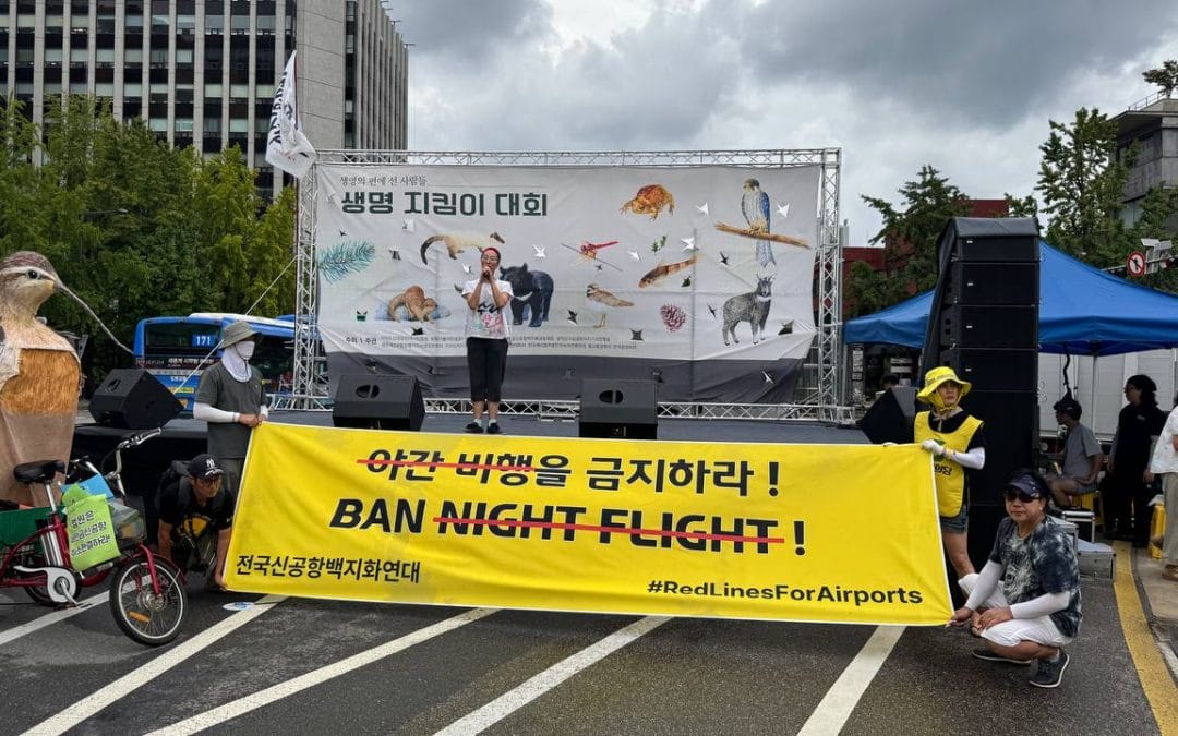 Ban Night Flights at Airports: 200+ groups come together for the end of night flights at airports and actions take place at 10 countries