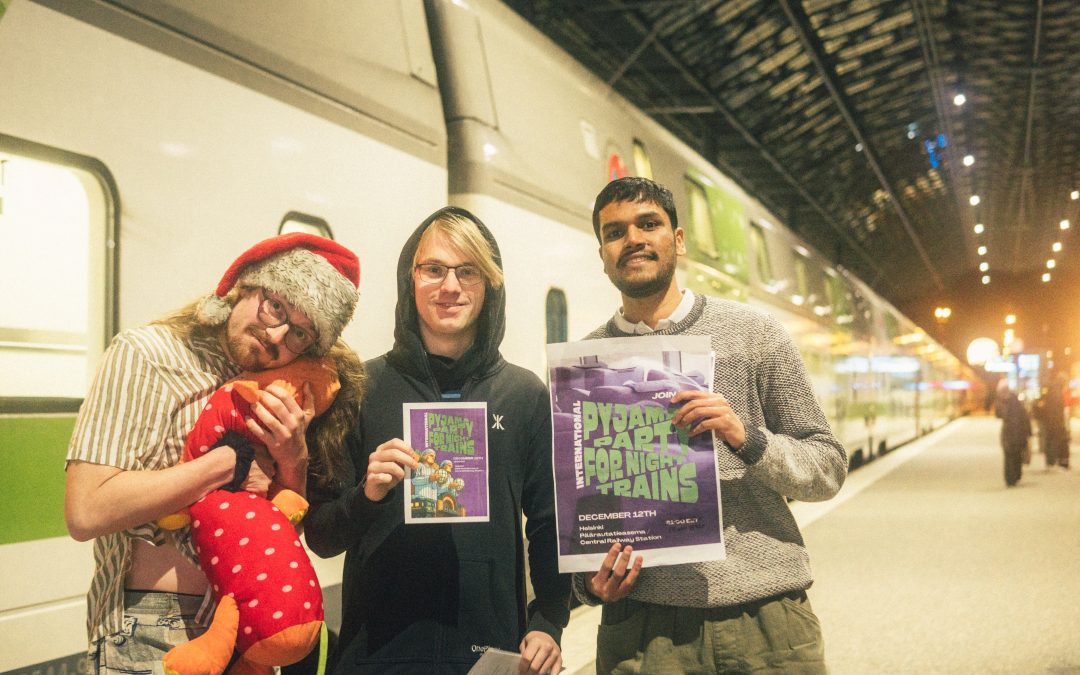 “We need to change the direction of travel.” – groups take action across 12 European cities to demand more night trains
